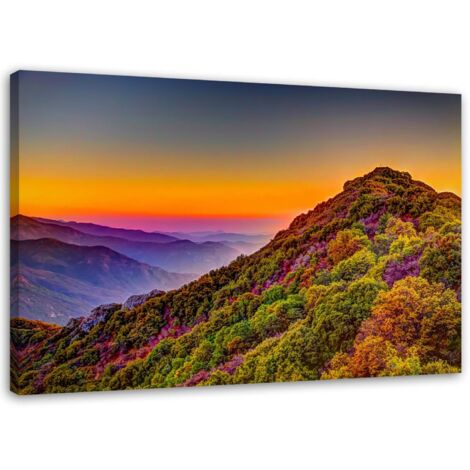 Tableau sur toile Montagnes Paysage Coloré 60x40 (1/5)