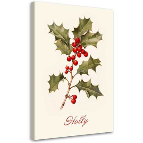 Tableau sur toile Plante de Noël 60x90 (1/5)