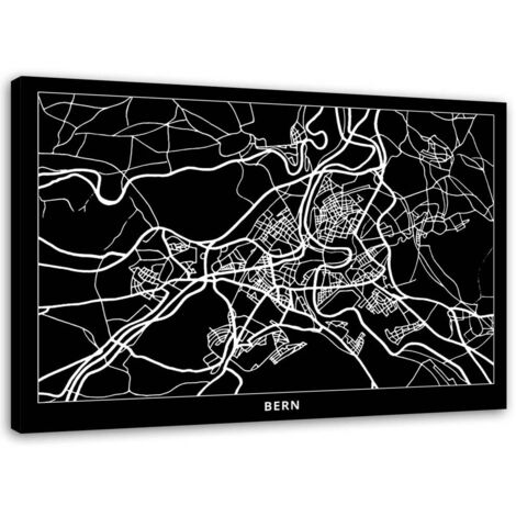 Tableau décoratif Plan de la ville de Brno 60x40 (1/5)