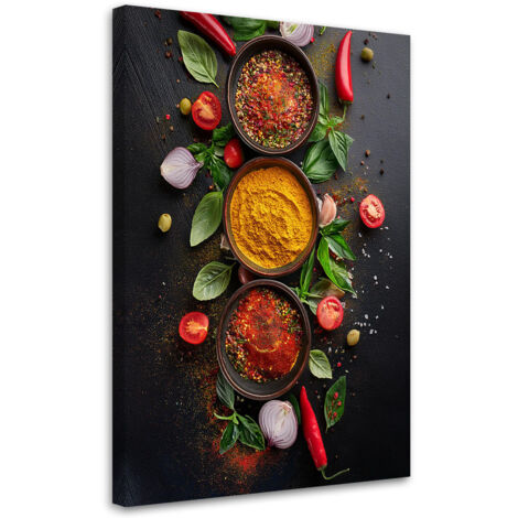 Tableau déco Cuisine d'épices alimentaires Cuisine 40x60 (1/5)