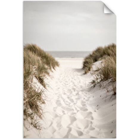 Poster autocollant Route vers la plage dunes paysage 20x30 (1/3)
