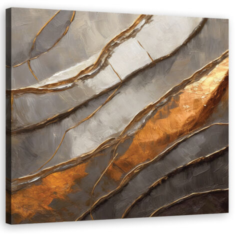 Tableau déco Texture Abstraction Pierre 40x40 (1/5)