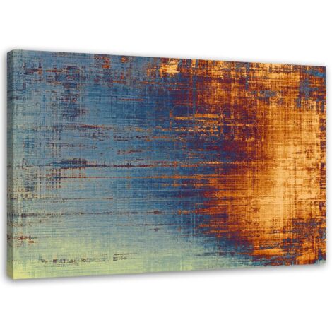 Cadre déco Abstrait Cuivre Métal 100x70 (1/5)