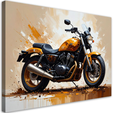 Tableau déco Moto sportive 60x40 (1/4)