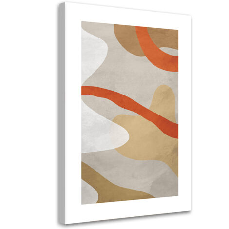 Tableau sur toile Formes abstraites boho 70x100 (1/5)