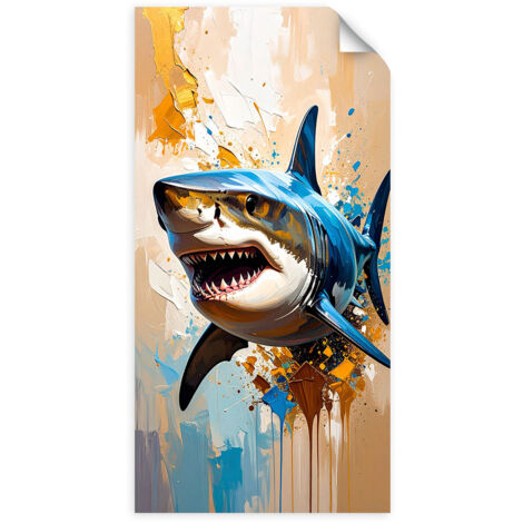 Poster autocollant Requin Poisson Animal marin 60x120 (1/3)