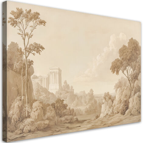 Tableau déco Paysage Sepia Nature 90x60 (1/5)