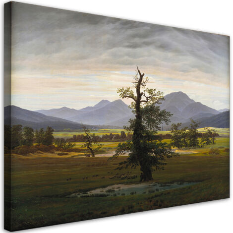 Tableau sur toile Arbre solitaire - Caspar David Friedrich 60x40 (1/5)