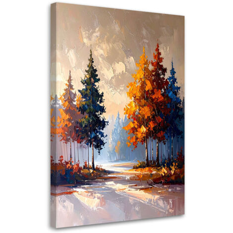 Tableau déco Forêt Arbres Paysage 70x100 (1/4)