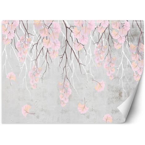 Papier peint mural, Feuilles qui tombent - 100x70 (1/5)