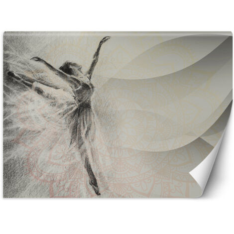 Papier peint Ballerine Mandala Danse Abstrait 250x175 (1/5)