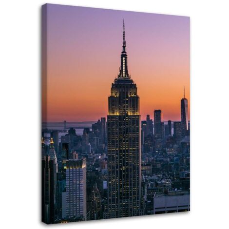 Tableau sur toile New York Empire State Building 40x60 (1/5)