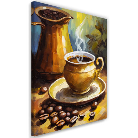 Tableau déco Café Thé Boissons Vintage 60x90 (1/5)