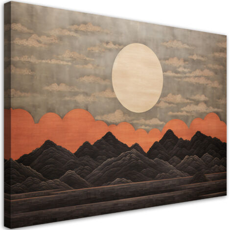 Tableau sur toile Coucher de soleil Japon 90x60 (1/5)