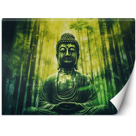 Papier peint Bouddha et bambous zen 250x175 (1/5)
