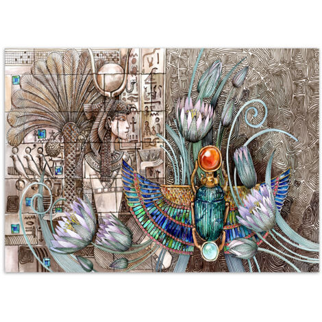Fototapete Ägypten Pharao Skarabäus 254x184 cm (1/5)