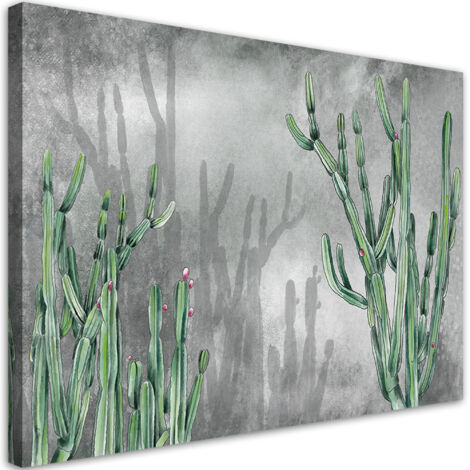 Tableau décoratif Grand cactus du désert 100x70 (1/5)