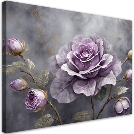 Tableau déco Rose fleur nature botanique 100x70 (1/5)
