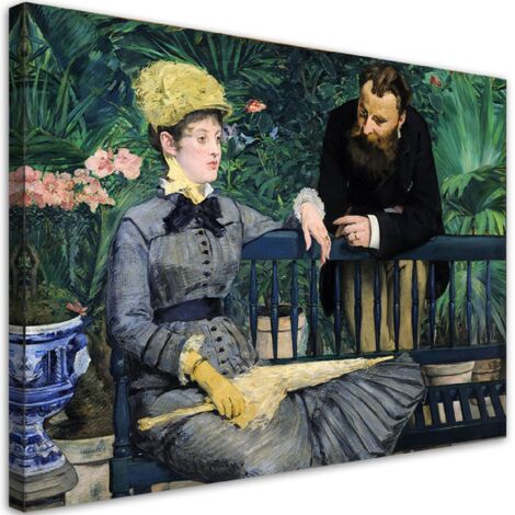 Tableau sur toile Au conservatoire - Édouard Manet 100x70 (1/5)