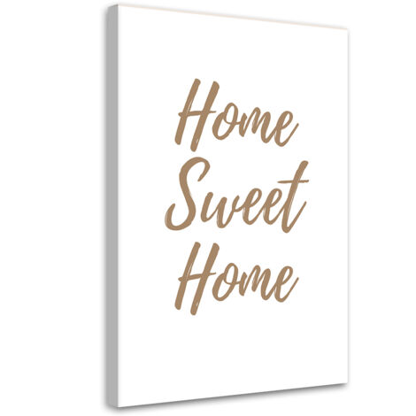 Tableau sur toile Home Sweet Home 60x90 (1/5)