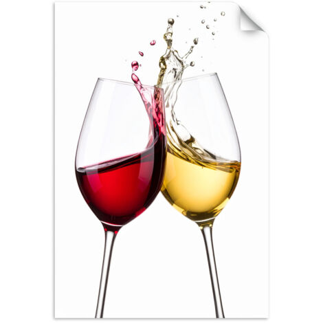 Autocollant Film Vin blanc et rouge 20x30 (1/3)