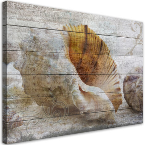 Tableau sur toile Coquilles de style vintage 100x70 (1/5)