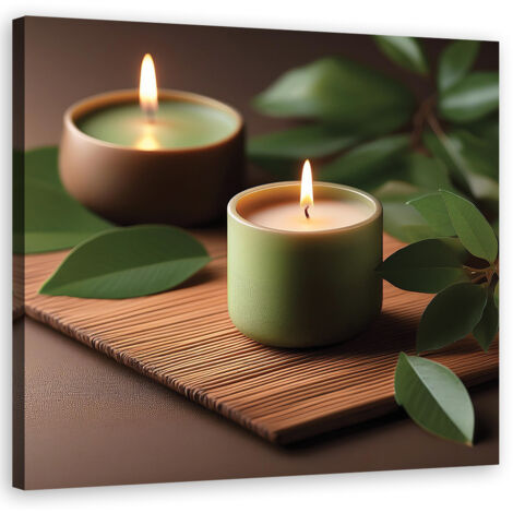 Tableau déco Bougies Zen-Spa 30x30 (1/5)