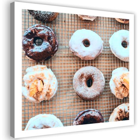 Tableau sur toile Donuts sucrés 60x60 (1/5)
