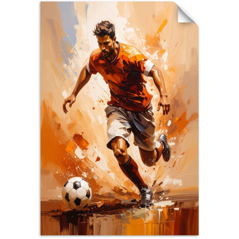Autocollant Film Footballeur en action 20x30 (1/3)