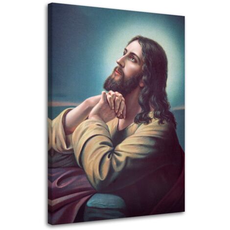 Tableau sur toile La prière de Jésus à Gethsémani Jardin 40x60 (1/5)