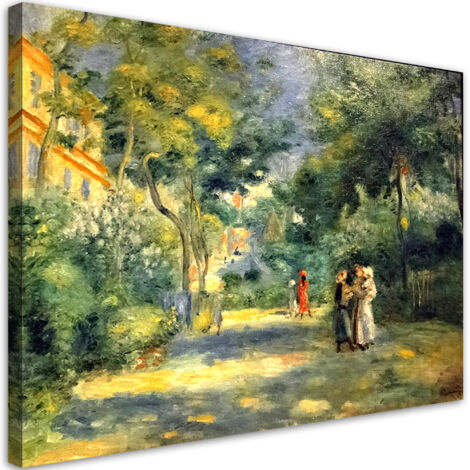 Tableau sur toile Un jardin à Montmartre 60x40 (1/5)