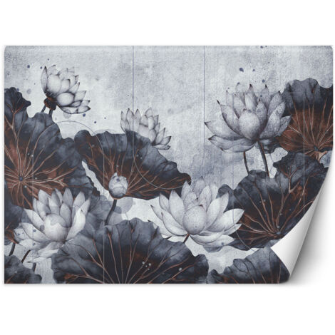 Papier peint Fleurs abstraites en béton 250x175 (1/5)