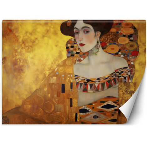 Papier peint Portrait doré d'une femme - G. Klimt 200x140 (1/5)