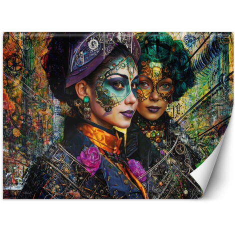 Papier peint Abstraction femme carnaval 150x105 (1/5)