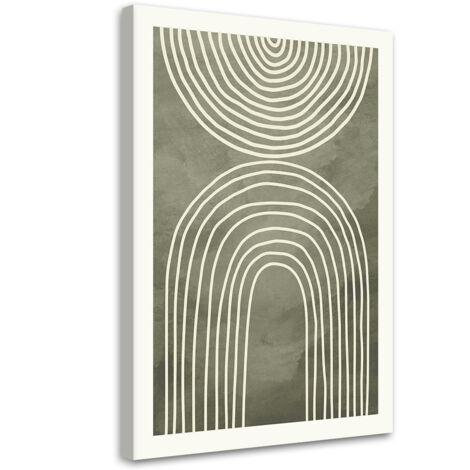 Tableau sur toile Arcs verts 70x100 (1/5)