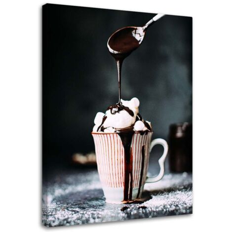 Tableau sur toile Café Chocolat 40x60 (1/5)