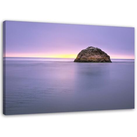Tableau déco Jupe sur la mer Violet 100x70 (1/5)
