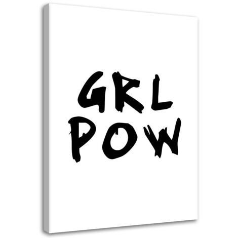 Tableau sur toile Girl Power 60x90 (1/5)
