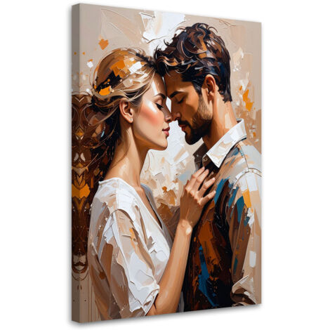 Tableau déco Couple amoureux Amour 40x60 (1/4)