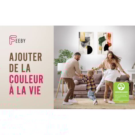 Impression sur Toile Papillons colorés 100x50 - 3