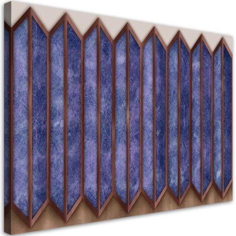 Tableau sur toile Fenêtres 3D colorées 60x40 (1/5)