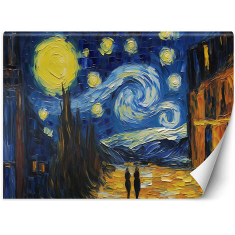 Papier peint Nuit étoilée - V. van Gogh 100x70 (1/5)