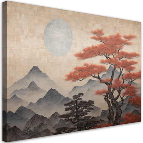 Tableau sur toile Paysage de montagne 60x40 (1/5)