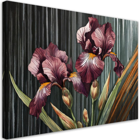 Tableau déco Fleurs Abstraction 60x40 (1/5)