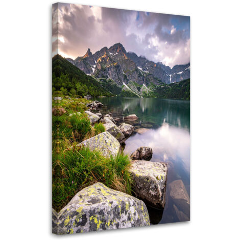 Tableau déco Paysage montagnes rochers nature 40x60 (1/4)
