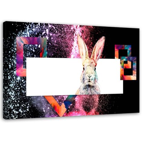 Tableau sur toile Animaux de lapin 60x40 (1/5)