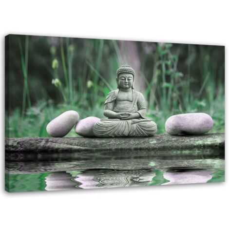 Tableau décoratif Bouddha Méditation Feng Shui 60x40 (1/5)