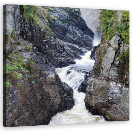 Tableau sur toile Montagnes Rocheuses Nature 40x40 (1/5)