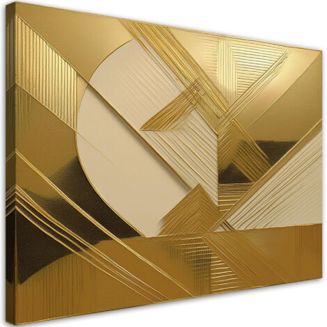 Tableau déco Or Glamour Abstraction 100x70 (1/5)