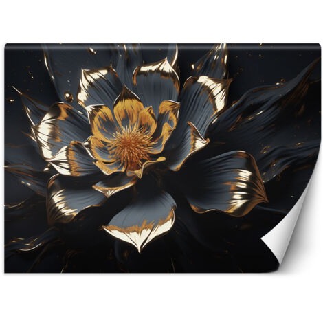Papier peint Fleur abstraite glamour 100x70 (1/5)